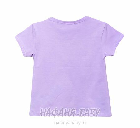 Футболка ОЗОРНЫЕ КОТЯТА BENINI арт: 8591, 1-4 года, 5-9 лет, цвет сиреневый, оптом Турция