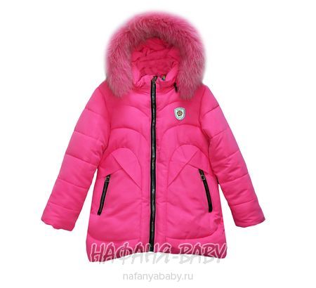 Детская зимняя куртка для девочки WIRX IZZY арт: 989, 5-9 лет, 1-4 года, цвет розовый, оптом Китай (Пекин)