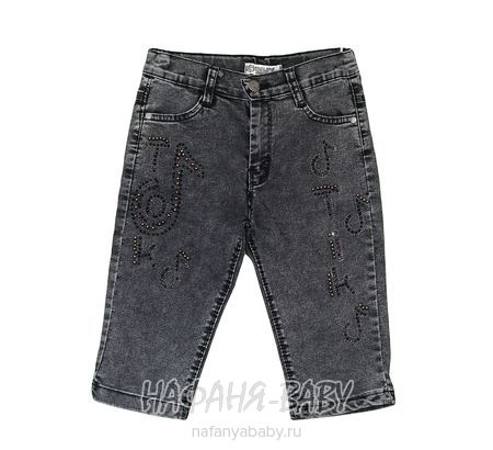 Детские джинсовые шорты IDO LIFE арт: 867 8-12, 10-15 лет, 5-9 лет, цвет черный, оптом Турция