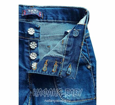 Джинсы подростковые TATI Jeans арт: 8925 для девочки от 8 до 12 лет, цвет синий, оптом Турция