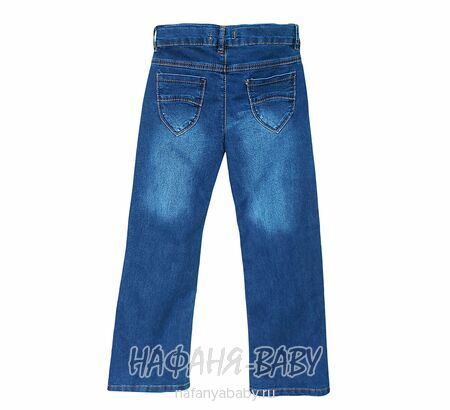 Купить джинсы TATI Jeans прямые синие арт: 8925 для девочки 8-12 лет, цвет синий, оптом Турция