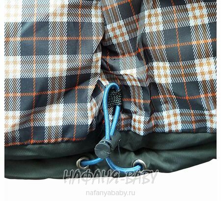 Зимняя куртка для мальчика арт: 9002, от 10 до 16 лет, цвет темно-зеленый хаки, оптом Китай (Пекин)