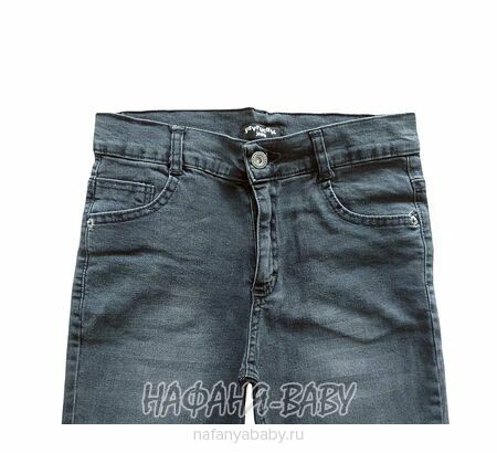 Подростковые джинсы YAVRUCAK арт.9100, 12-16 лет, цвет черный, оптом Турция
