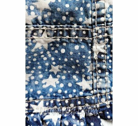 Купить детскую джинсовую юбку SANI (Турция) для девочки, арт: 9135, 2-5 лет, цвет синий