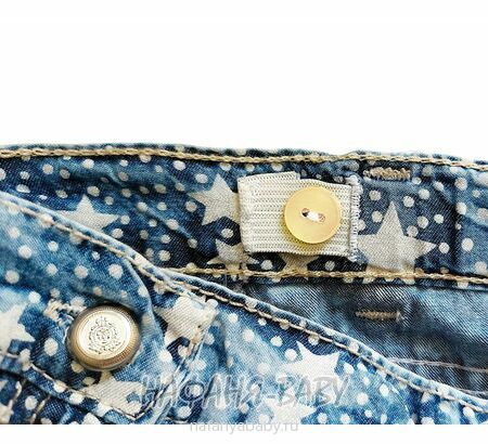 Купить детскую джинсовую юбку SANI (Турция) для девочки арт: 9135, 2-5 лет, цвет синий, оптом Турция