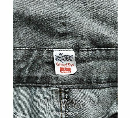 Детский джинсовый комбинезон-шорты AYNUR, купить в интернет магазине Нафаня. арт: 9256.