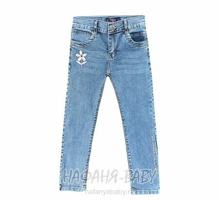 Купить детские джинсы slim TATI Jeans (Турция) арт: 9268 для девочки 7-11 лет, цвет синий