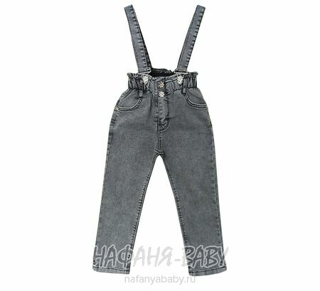 Подростковые джинсы TATI Jeans арт: 9602 для девочки от 8 до 12 лет, цвет черный, оптом Турция