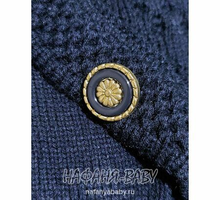 Кардиган вязаный для девочки SEREN арт: 969, 5-9 лет, цвет темно-синий, оптом Турция
