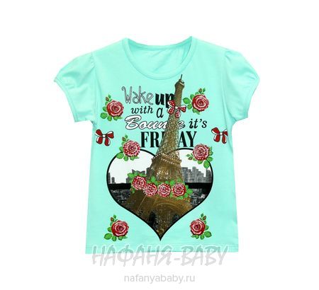 Детская футболка UNRULY арт: 2957, 5-9 лет, 1-4 года, цвет розовый, оптом Турция