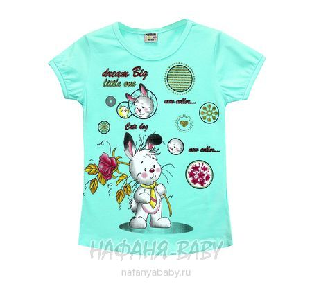Детская футболка NARMINI арт: 5504, 1-4 года, цвет аквамариновый, оптом Турция