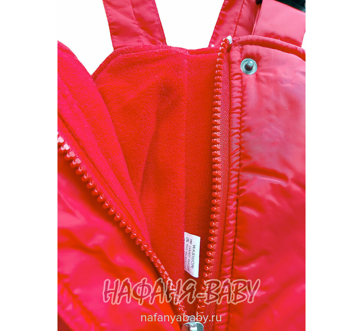 Детский зимний полукомбинезон, купить в интернет магазине Нафаня. арт: 020, цвет красный
