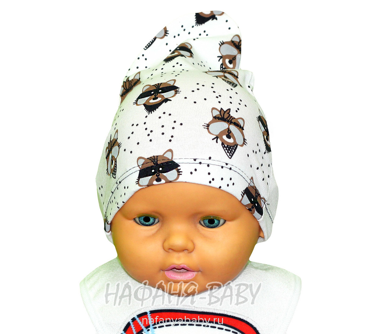 Трикотажная шапочка для малышей MINITOY арт: 0324, 0-12 мес, оптом Турция