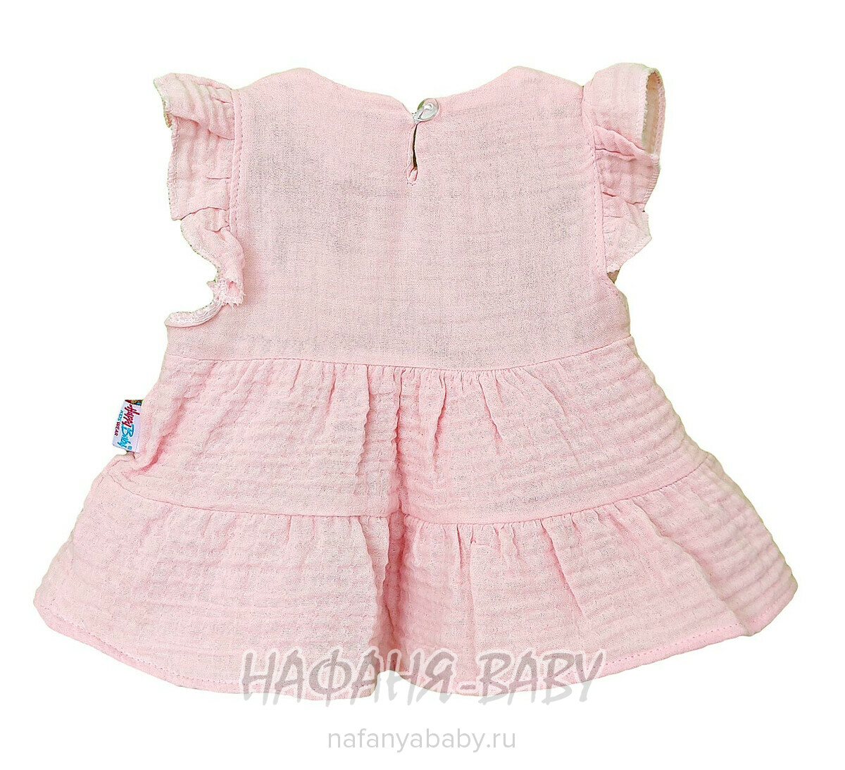 Детский костюм (трикотаж муслин) Happy арт. 10112, от 6 до 24 мес, цвет розовый, оптом Турция