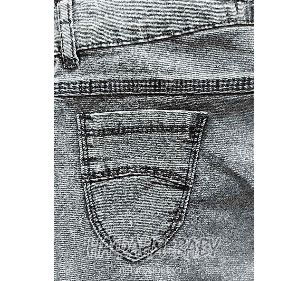 Купить джинсы TATI Jeans арт: 1020 для девочки от 8 до 12 лет, цвет серый, оптом Турция