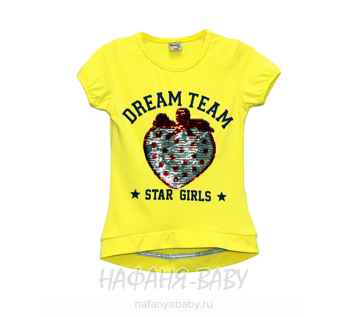 Детская футболка, артикул 5583 NARMINI арт: 5583, цвет желтый, оптом Турция