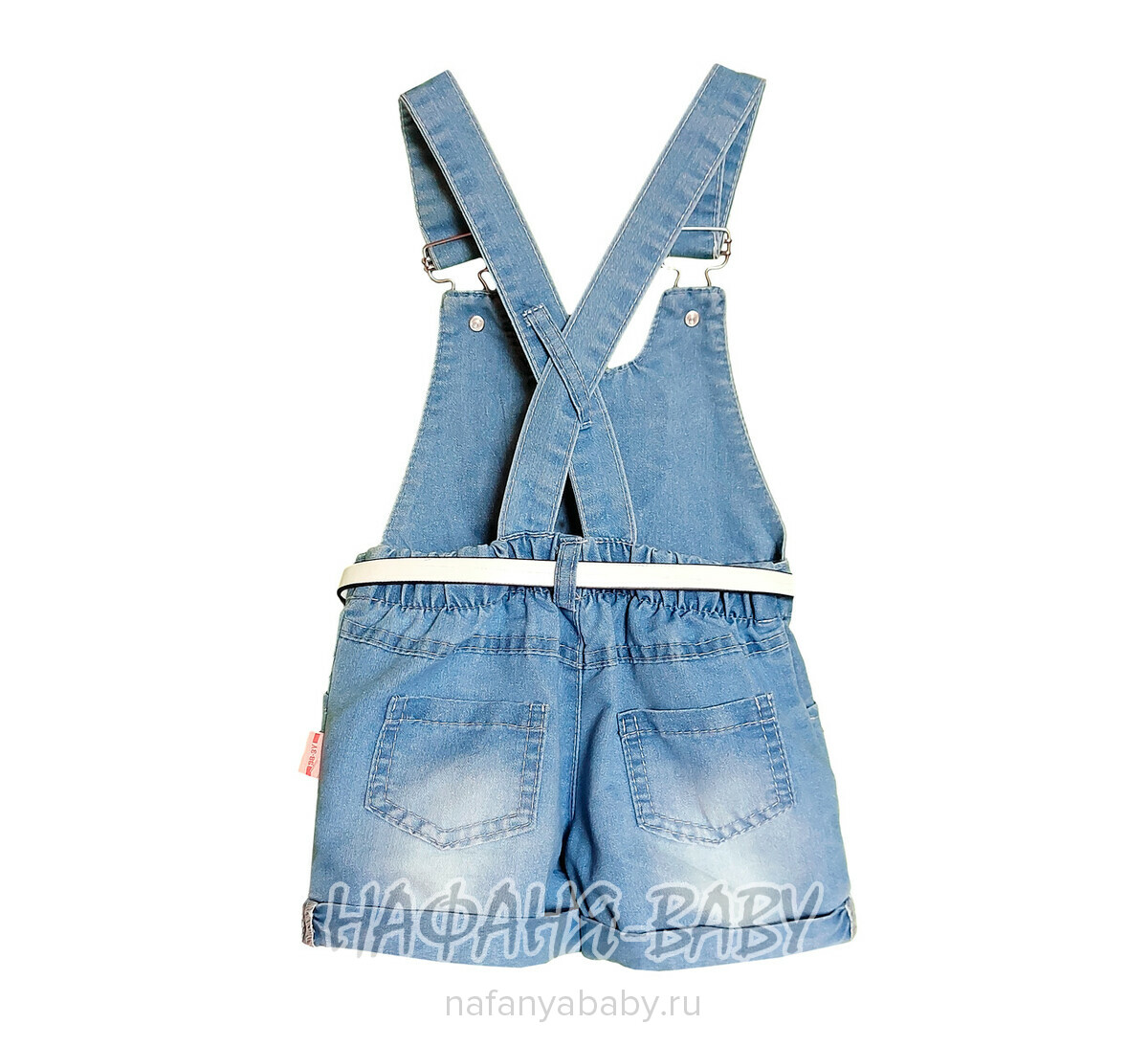Детский джинсовый комбинезон-шорты арт: 10312 для девочки 2 года,Турция, купить в интернет магазине Нафаня 