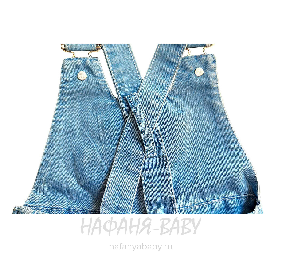 Детский джинсовый комбинезон-шорты арт: 10312 для девочки 2 года,Турция, купить в интернет магазине Нафаня 