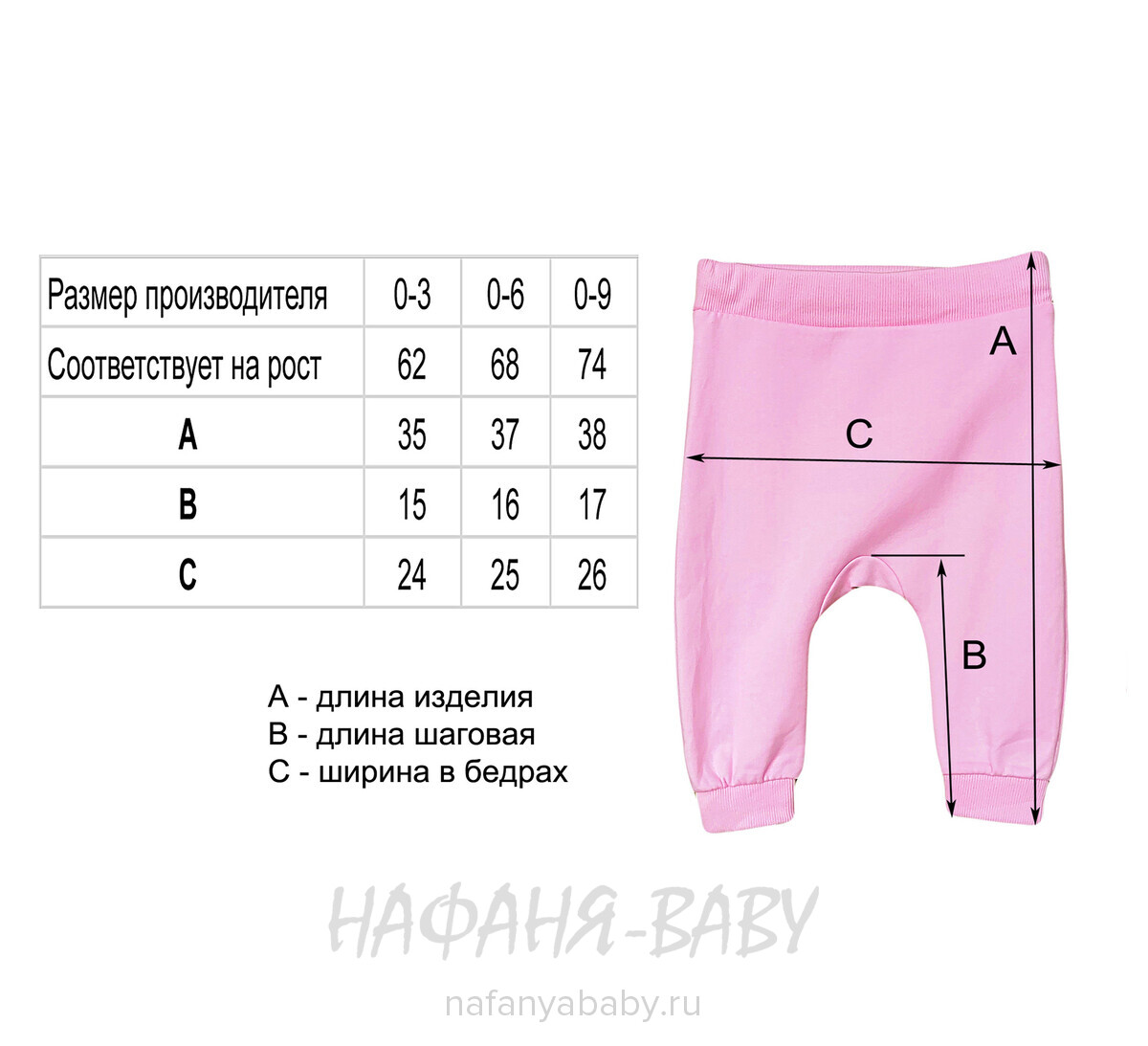 Костюм СМАЙЛИК MINIS арт: 1078, 0-12 мес, цвет розовый, оптом Турция