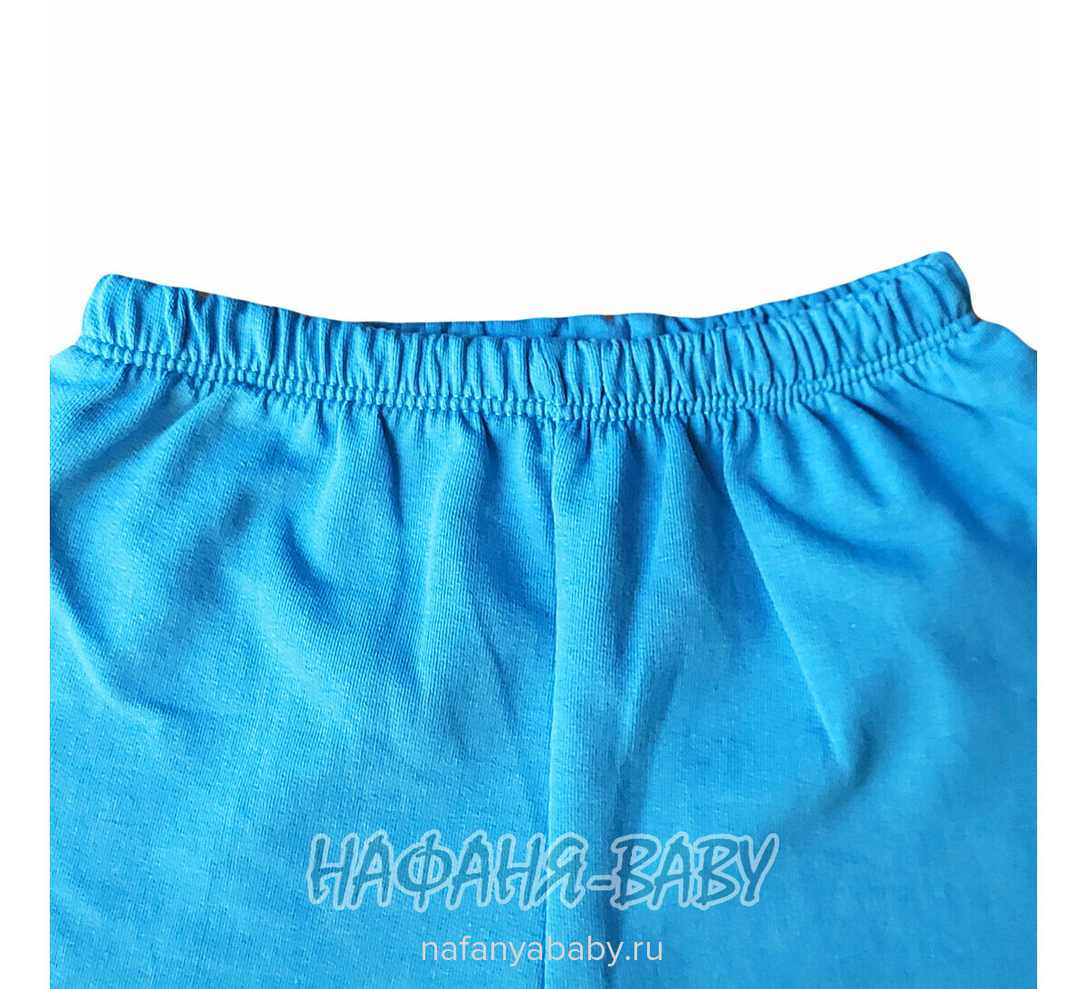 Детский костюм (футболка+шорты) SALLY арт: 1094, 5-9 лет, 1-4 года, цвет белый с голубым, оптом Турция