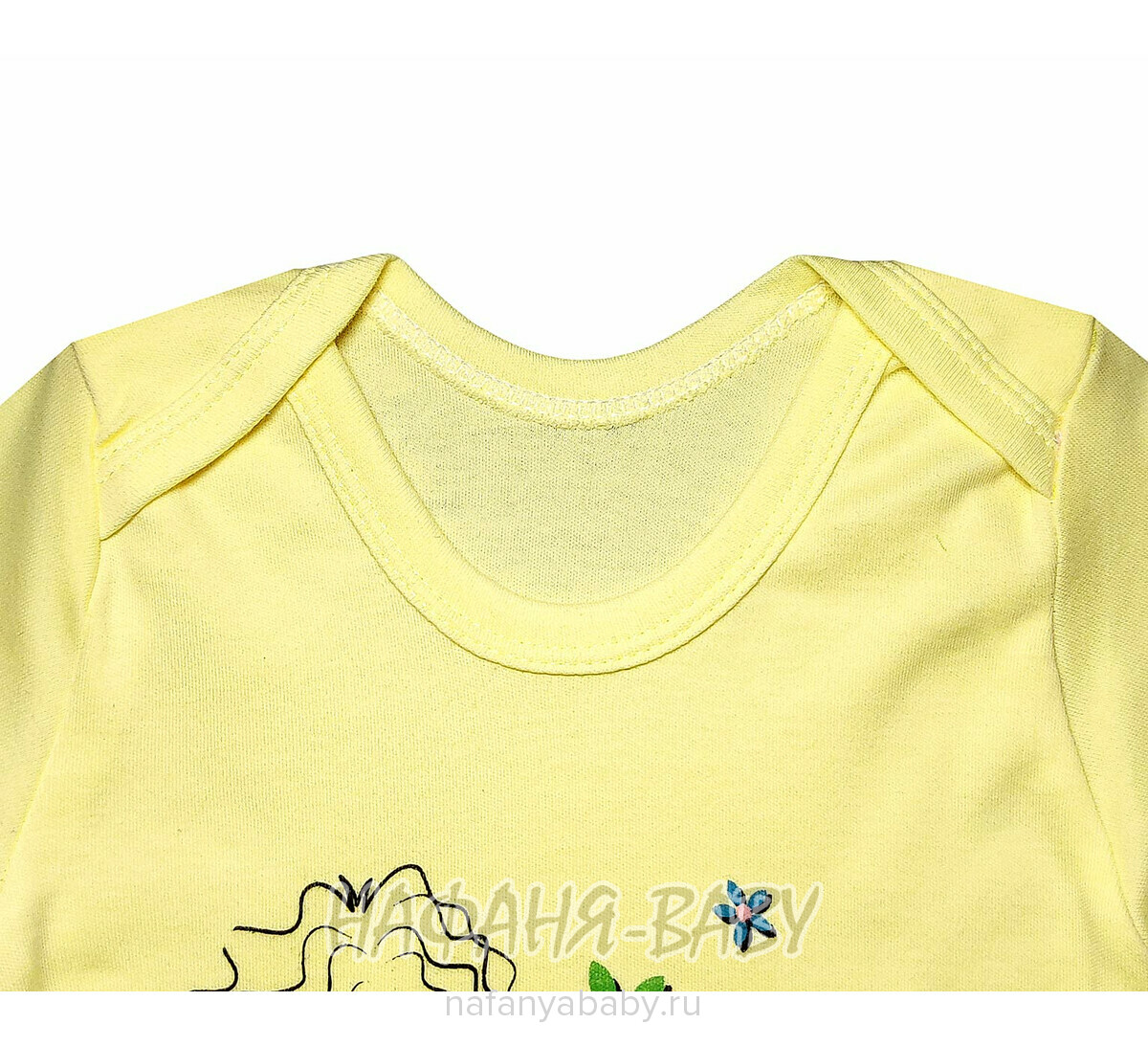 Детские боди FINDIK арт: 11595, 0-12 мес, 1-4 года, цвет желтый, оптом Турция