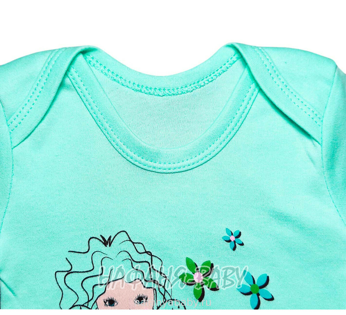 Детские боди FINDIK арт: 11595, 0-12 мес, 1-4 года, цвет аквамариновый, оптом Турция