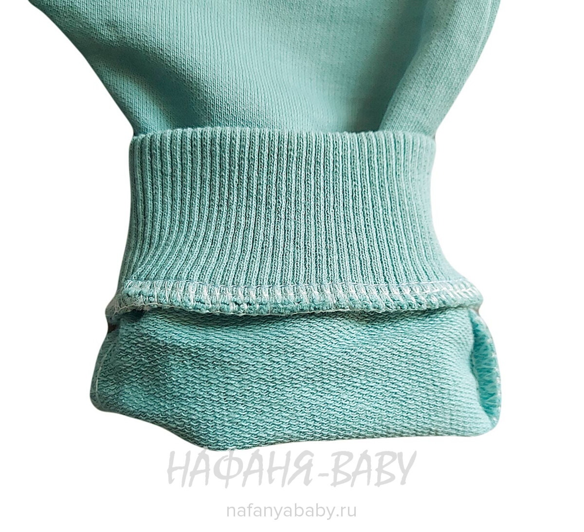 Детский костюм 3 в1 Happy Baby арт. 12021 от 6 до 18 мес, цвет дымчатый хаки, оптом Турция