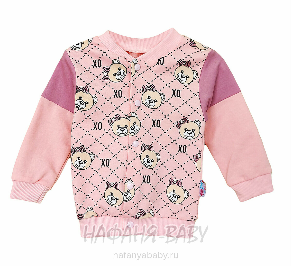 Детский костюм Happy Baby арт. 12024 от 6 до 24 мес, цвет розовый, оптом Турция