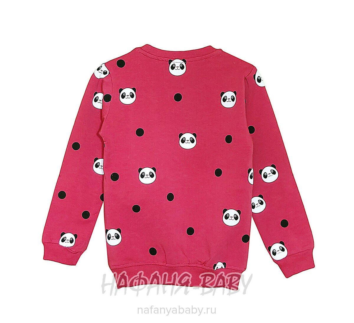 Детский утепленный свитшот с начесом ROYA Турция для девочки арт: 12055, 5-8 лет, цвет чайная роза, купить в  интернет-магазине Нафаня, оптом