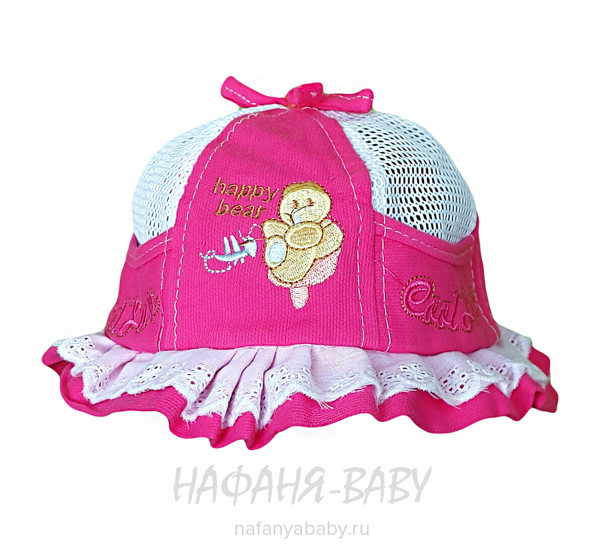Детская панама арт: 1340 для девочки 3-5 лет, оптом поштучно