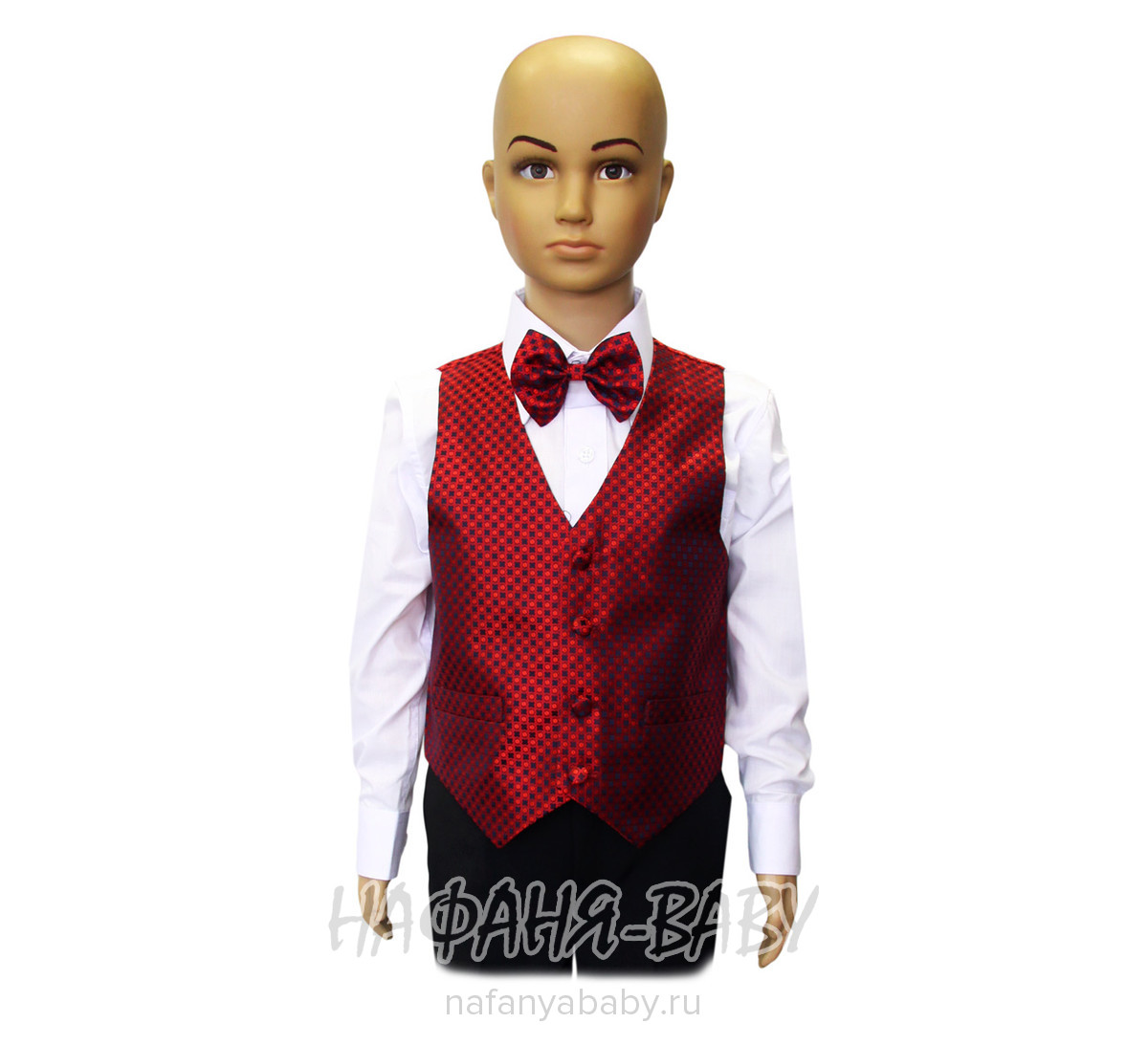 Детский костюм-тройка (жилет+рубашка+бабочка+брюки) YOUNG DANDY, купить в интернет магазине Нафаня. арт: 265.