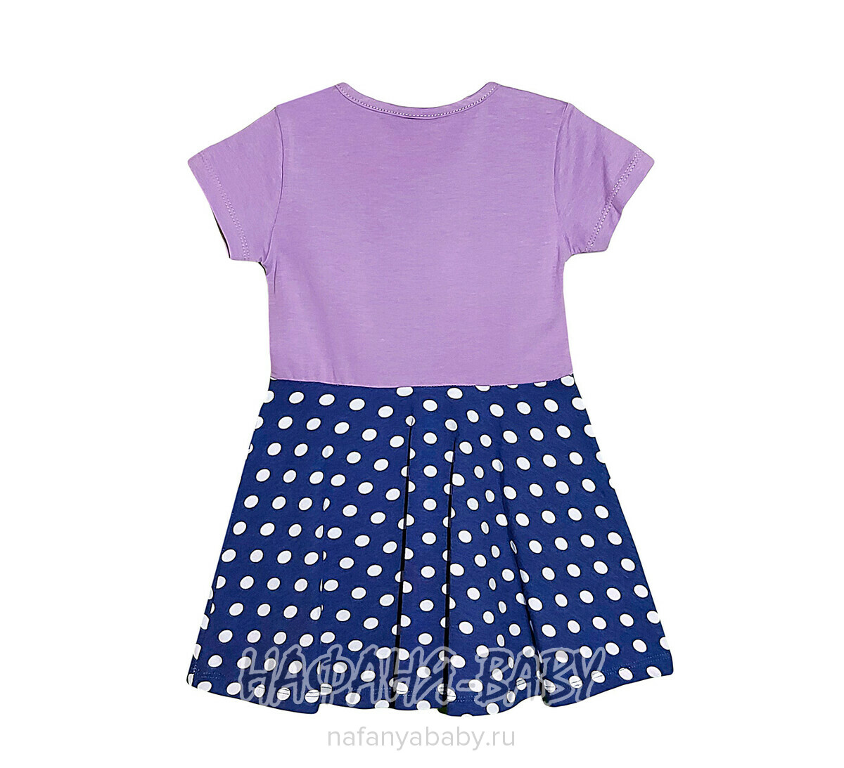 Детское платье Cit Cit арт: 16137, 1-4 года, 5-9 лет, цвет сиреневый, оптом Турция