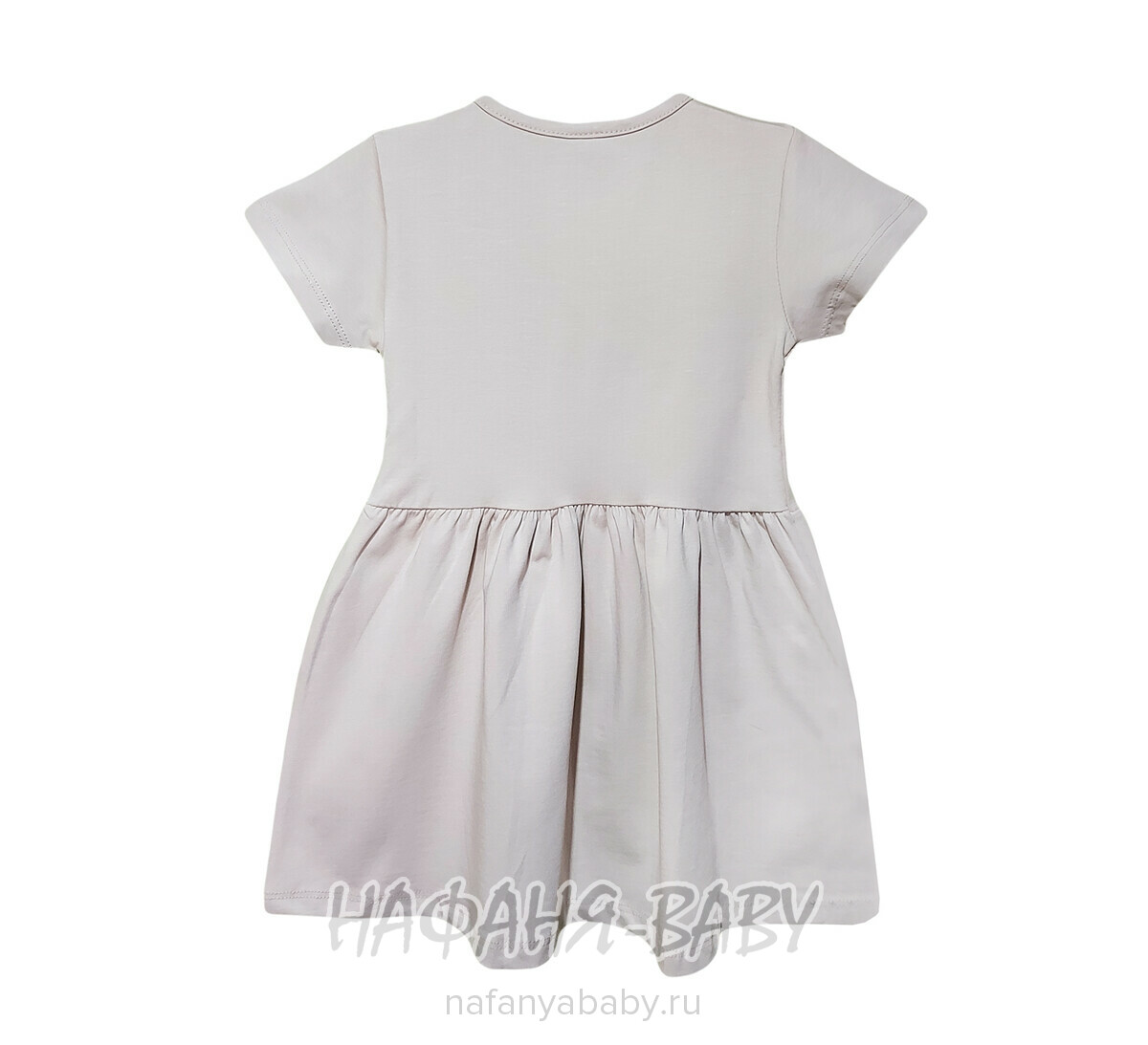 Детское платье Cit Cit арт. 16309, для девочки 3-6 лет, цвет бежевый, оптом Турция