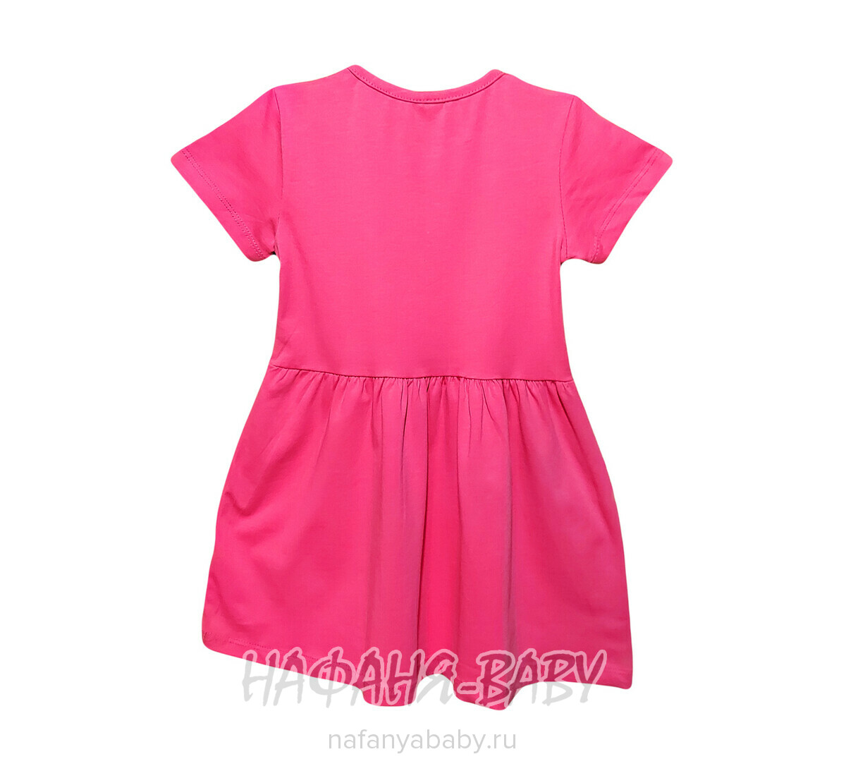 Детское платье Cit Cit арт. 16309, для девочки 3-6 лет, цвет розовый, оптом Турция