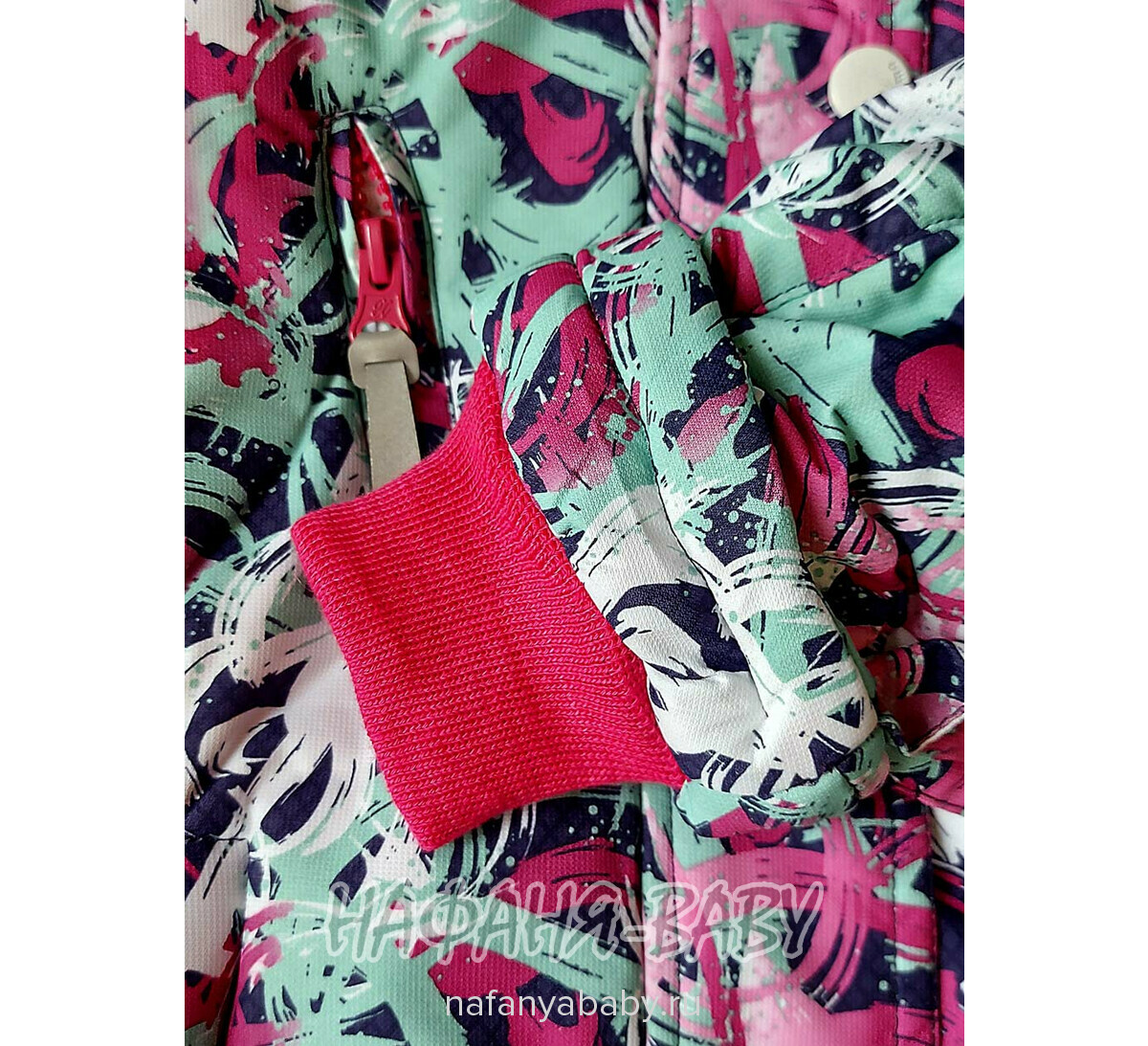 Детский костюм JIE.REIMO арт: 1739, 1-4 года, 5-9 лет, цвет зеленый с малиновым, оптом Китай (Пекин)