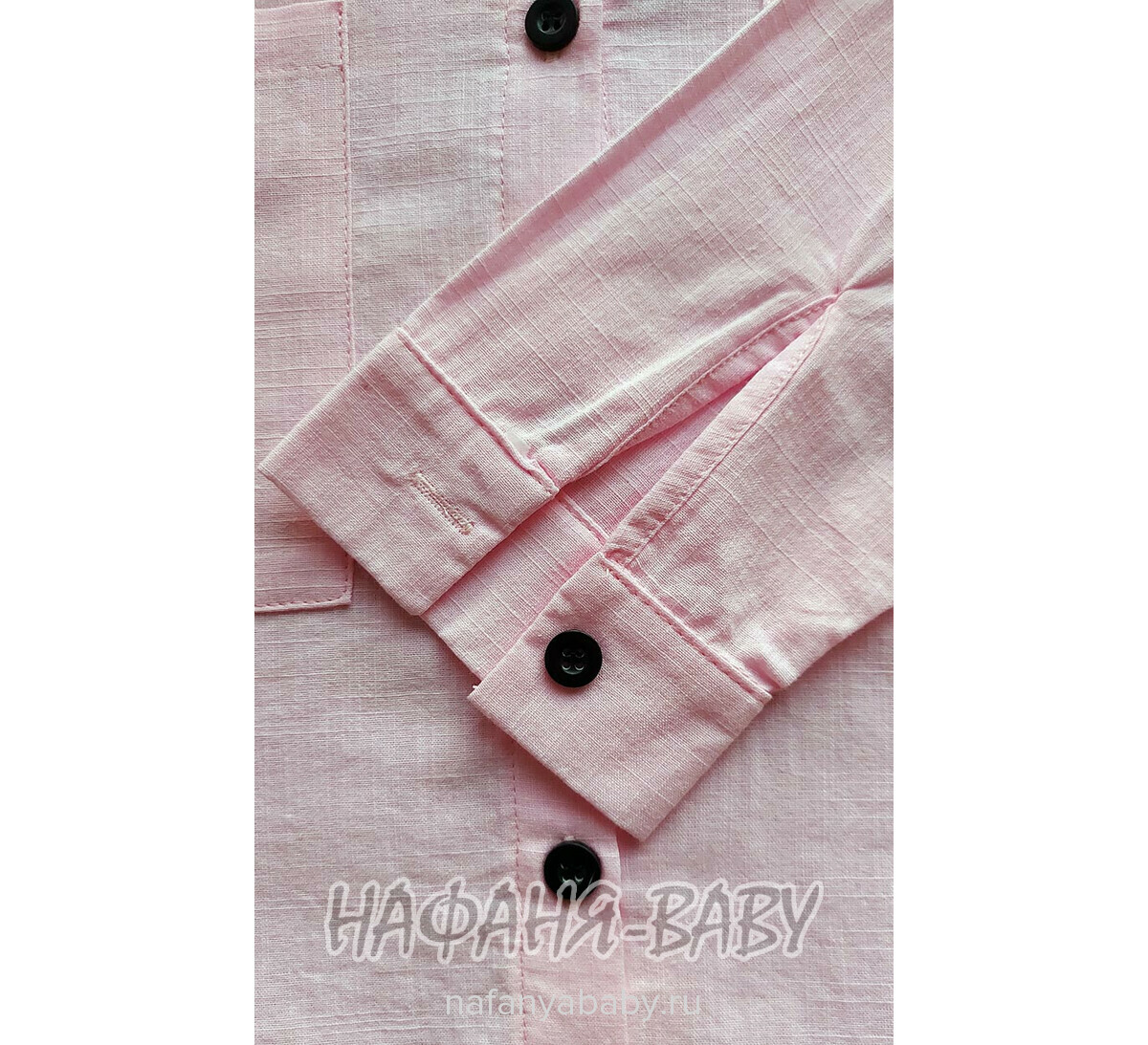 Модная летняя рубашка ANGELOS арт: 1968, 5-9 лет, 10-15 лет, цвет розовый, оптом Турция