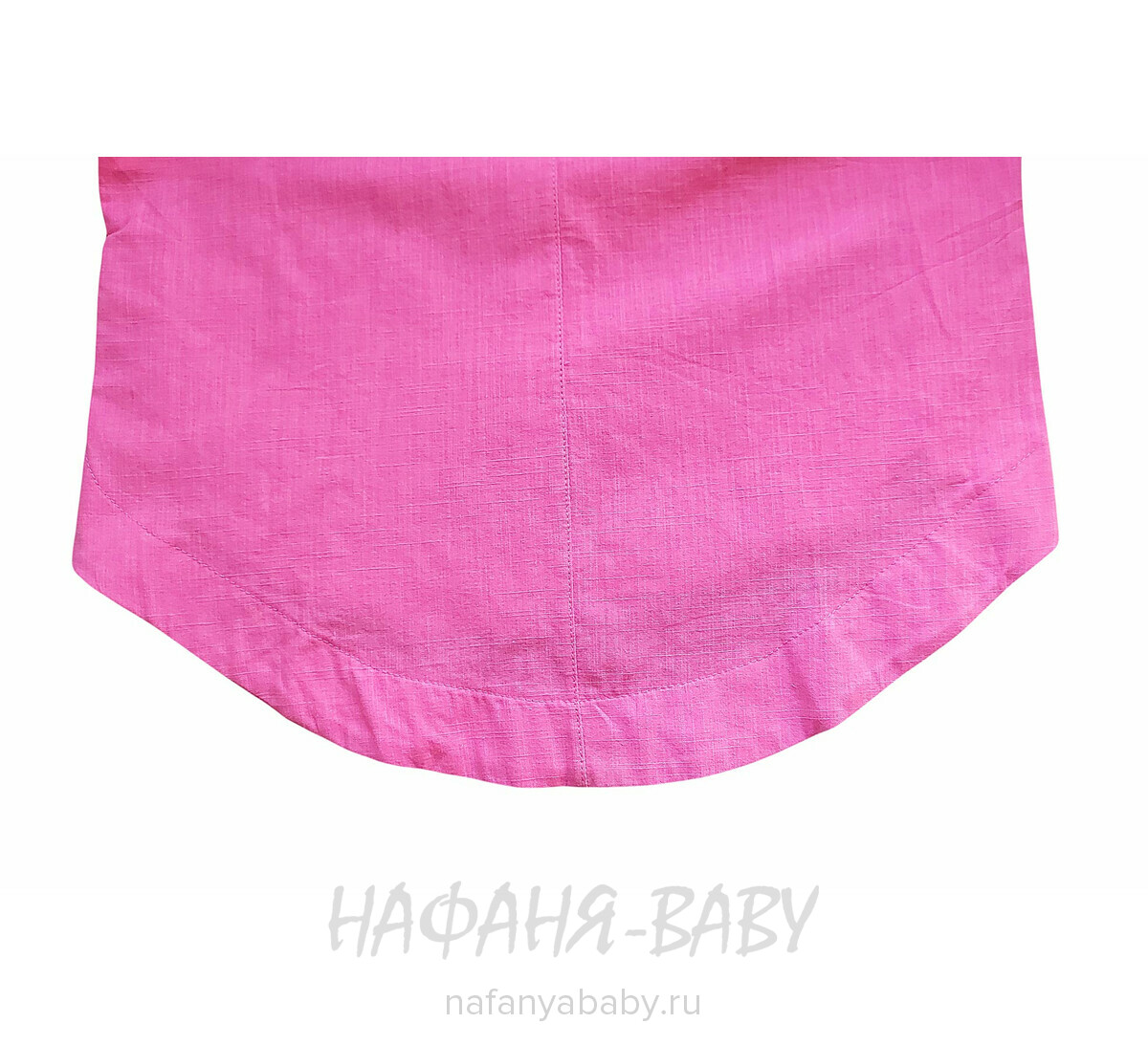 Модная летняя рубашка ANGELOS арт: 1968, 5-9 лет, 10-15 лет, цвет сиренево-розовый, оптом Турция