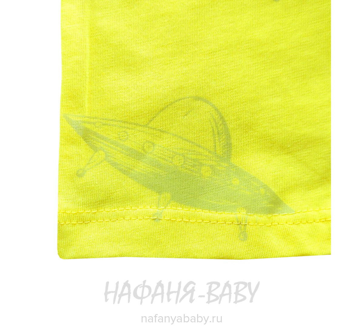Футболка КОСМОНАВТ МИШКА TK арт: 2000, 1-4 года, 5-9 лет, цвет желтый, оптом Турция