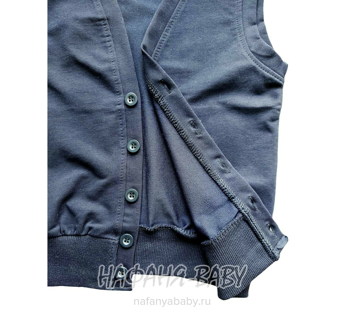 Трикотажный жилет на пуговицах SAHIN, купить в интернет магазине Нафаня. арт: 2020.