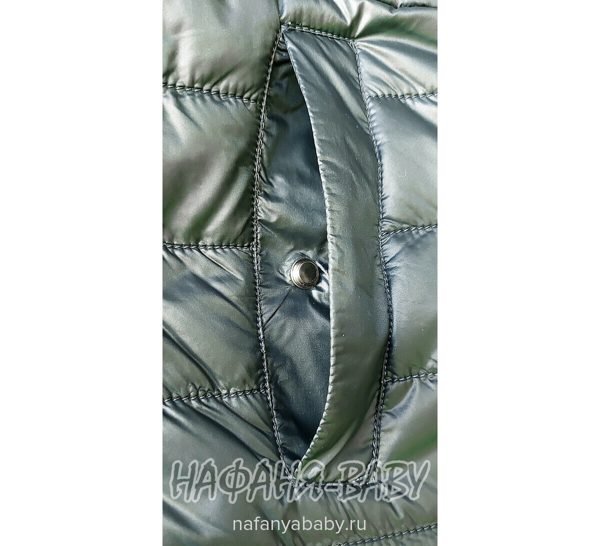Купить подростковую куртку DELFIN-FREE для девочек, арт: 2081, 10-15 лет, оптом, цвет темно-зеленый