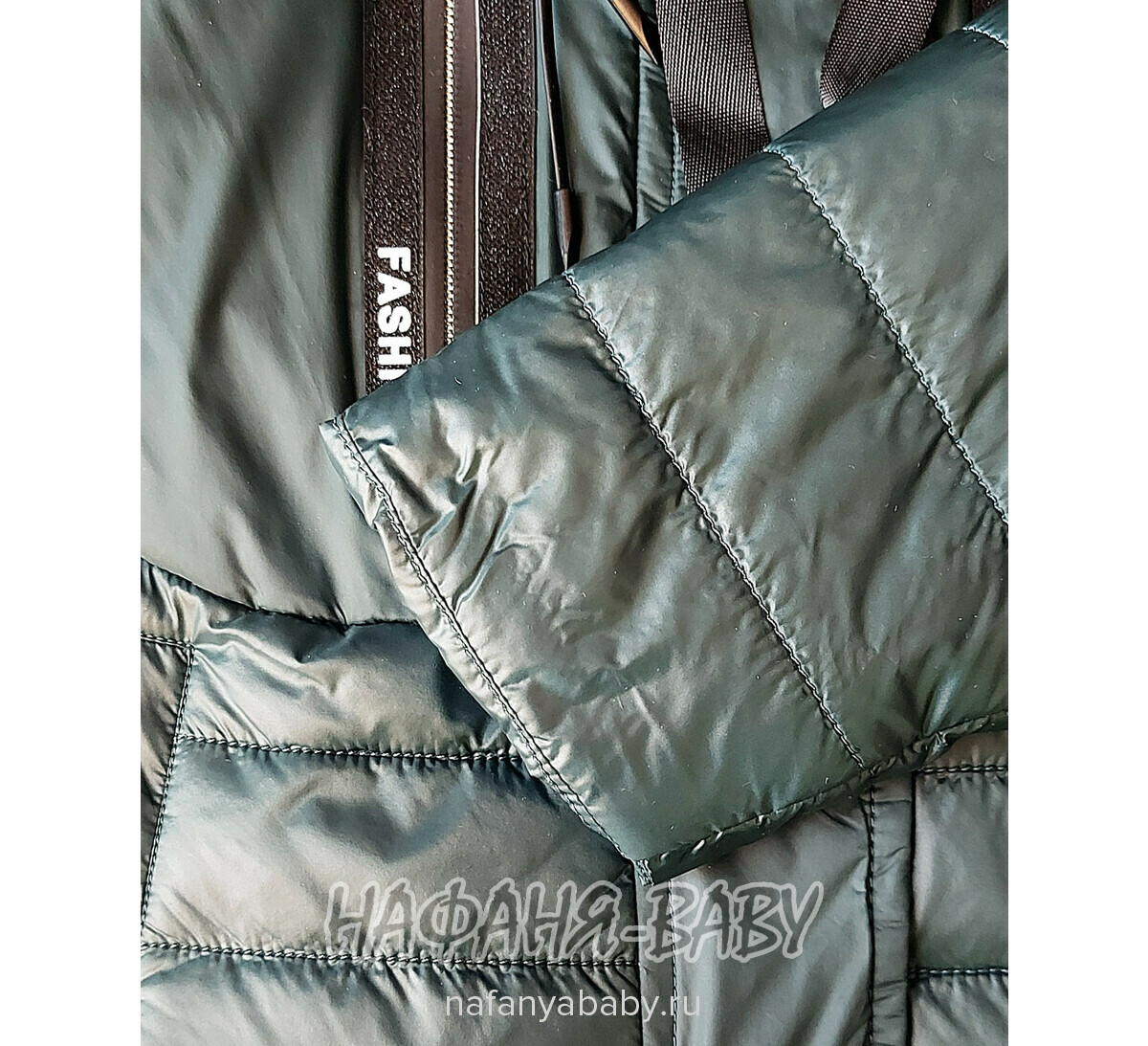 Купить подростковую куртку DELFIN-FREE для девочек, арт: 2081, 10-15 лет, оптом, цвет темно-зеленый