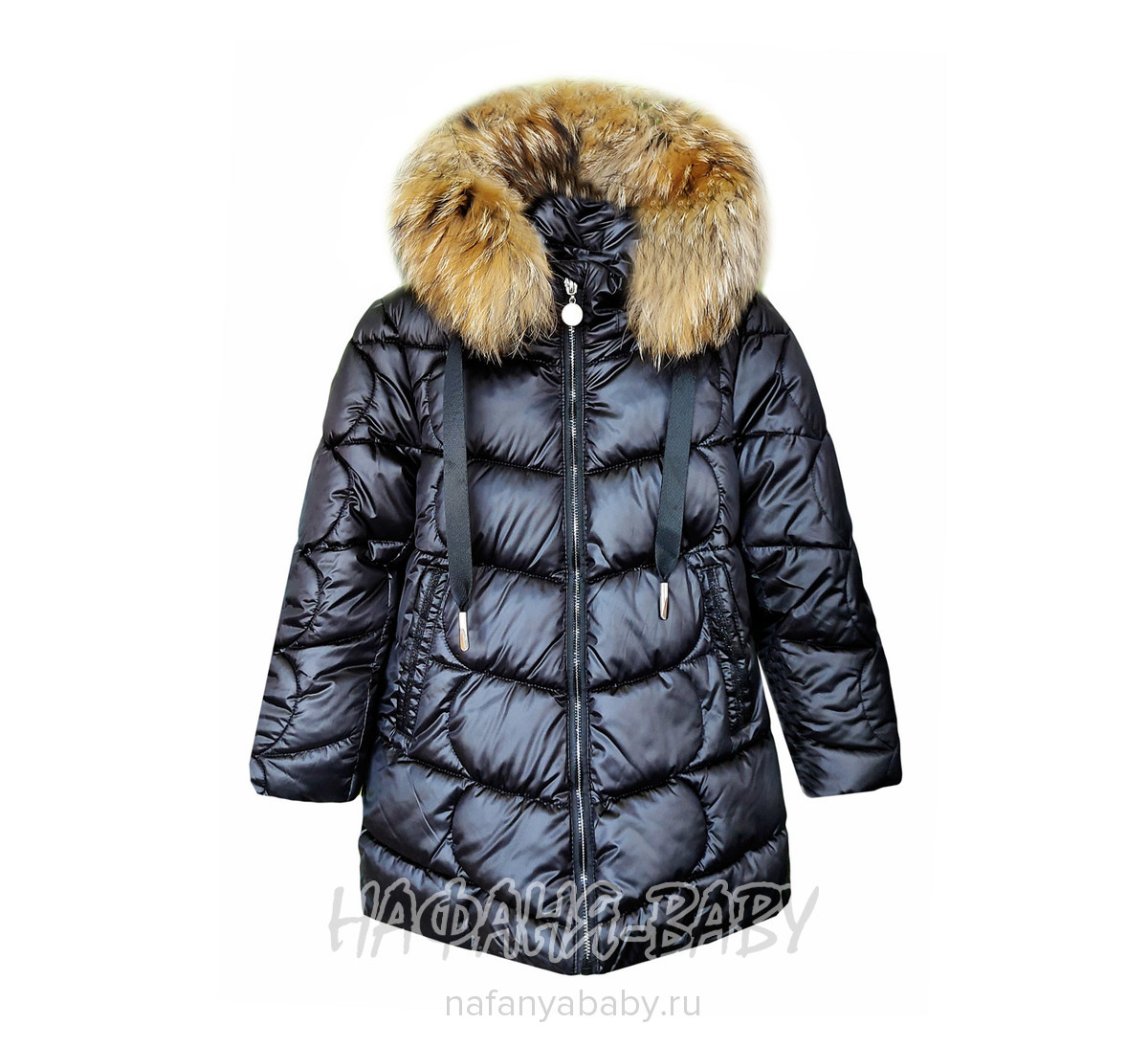Зимнее пальто для девочки DELFIN-FREE арт: 2122, 5-9 лет, оптом Китай (Пекин)