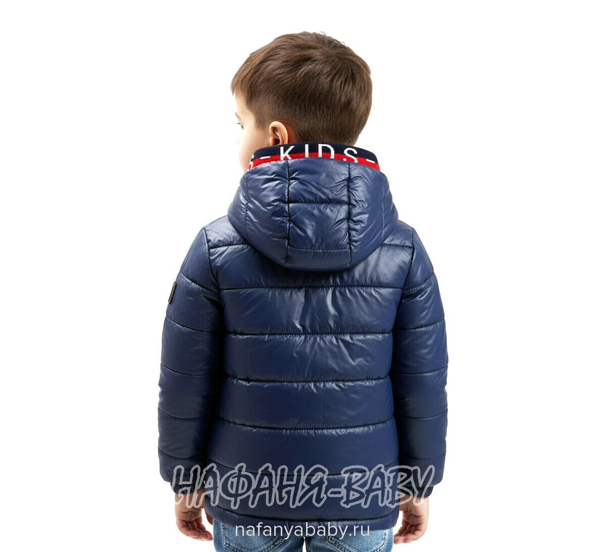 Детская демисезонная куртка DELFIN-FREE арт: 2153, 1-4 года, цвет темно-синий, оптом Китай (Пекин)