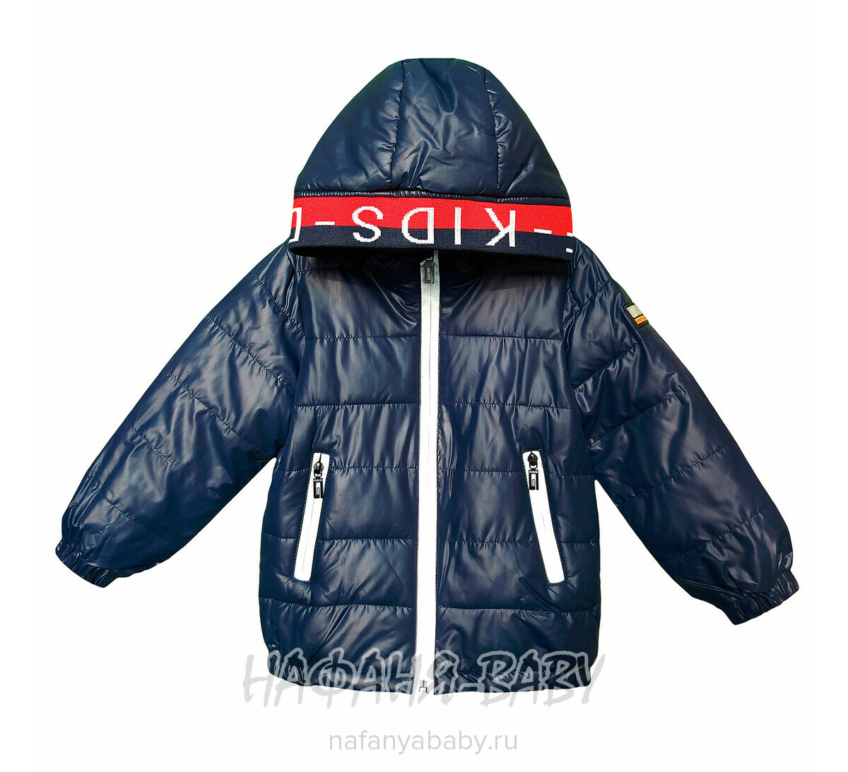 Детская демисезонная куртка DELFIN-FREE арт: 2153, 1-4 года, цвет темно-синий, оптом Китай (Пекин)