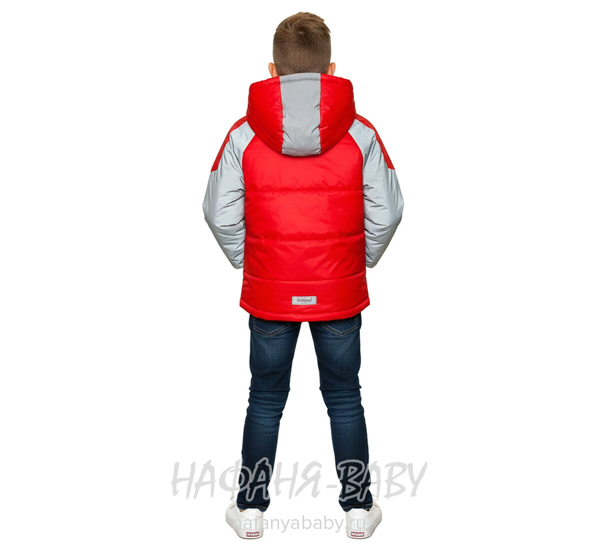 Купить детскую демисезонную куртку Delfin Free для мальчика, арт: 2158, 1-4 года, 5-9 лет, оптом, цвет красный