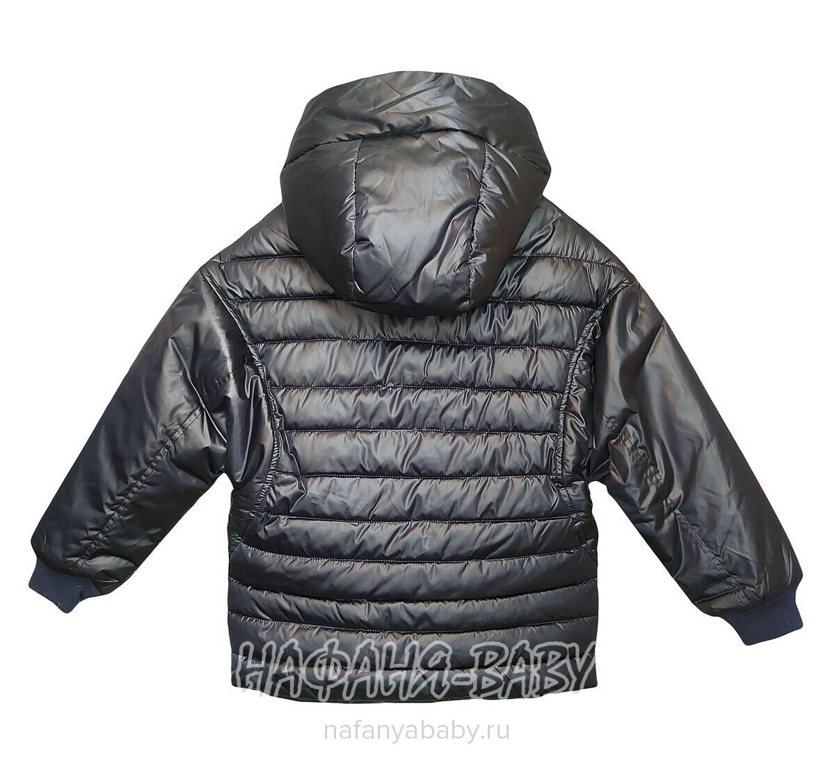 Демисезонная куртка на биопухе DELFIN-FREE, купить в интернет магазине Нафаня. арт: 2188, цвет черно-синий