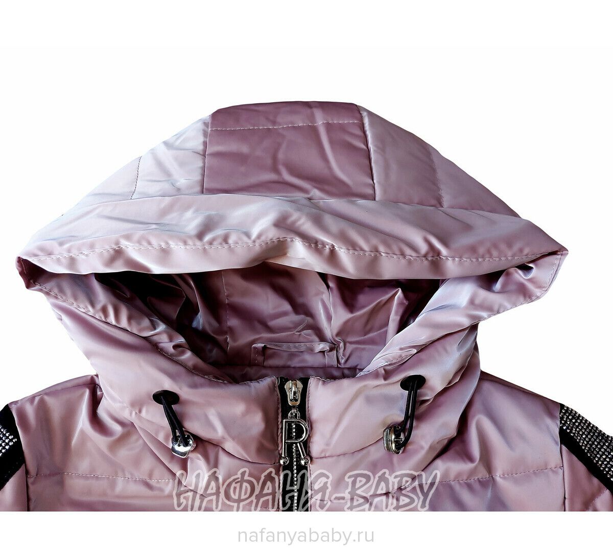 Купить подростковую демисезонную куртку DELFIN-FREE, био-пух, арт: 2191, 10-15 лет, цвет чайная роза