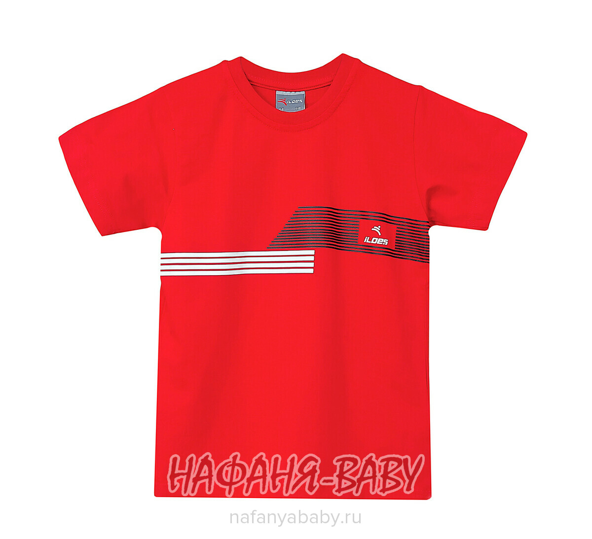 Детская футболка ILDES арт. 2195, 5-9 лет, цвет красный, оптом Турция