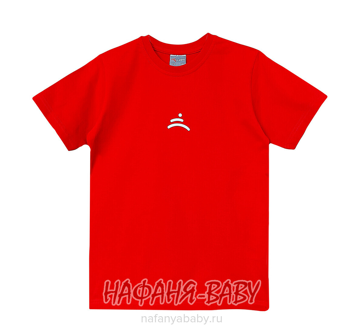 Подростковая футболка ILDES арт. 2199, 10-14 лет, цвет красный, оптом Турция