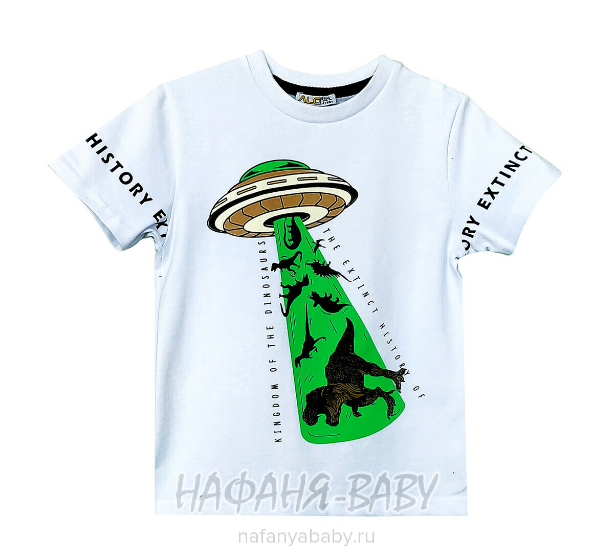 Детская футболка ALG, купить в интернет магазине Нафаня. арт: 222707 цвет белый